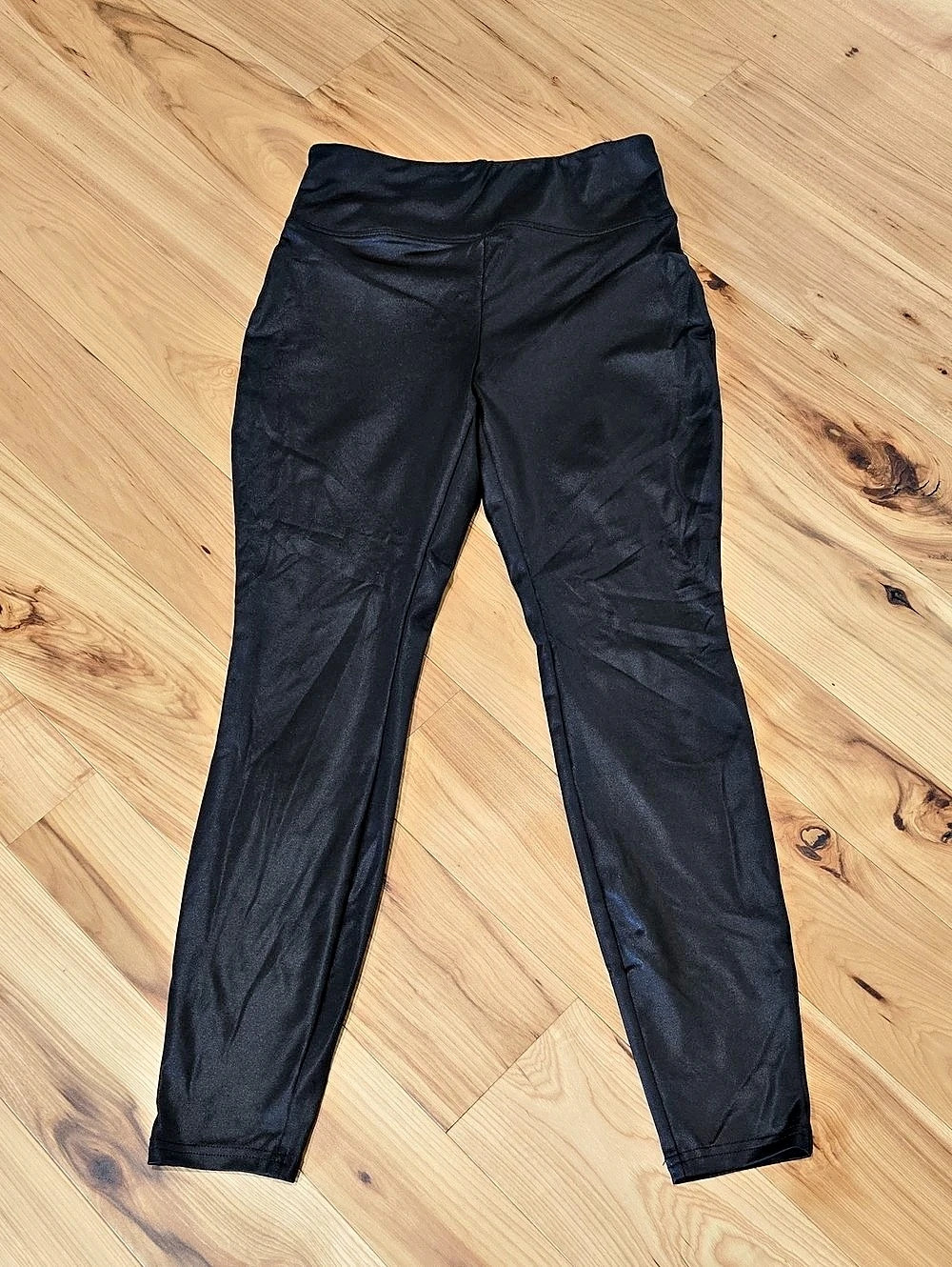 Wild Fable High Waisted Faux Leather Leggings in Black XS